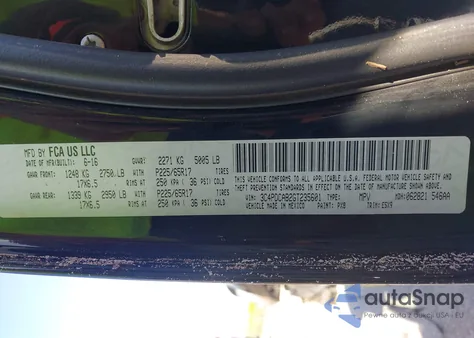 2016 Dodge Journey Se из США, поврежденный, VIN 3C4PDCAB2GT235601